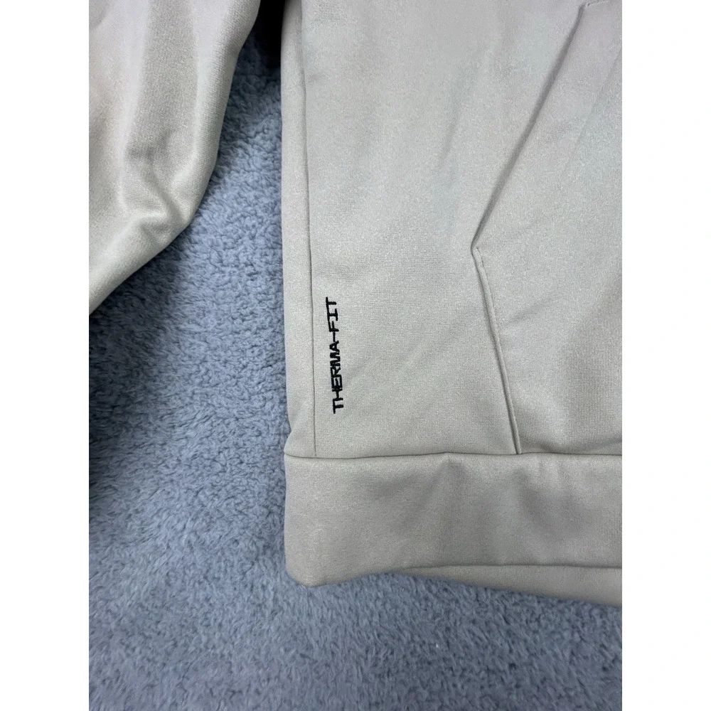 Nike Therma-FIT Full Zip Training Hoodie Mens Size Large Beige DQ4830-251
